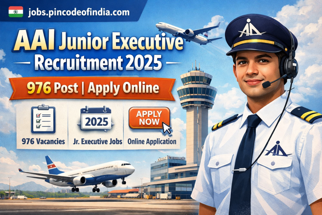 AAI Junior Executive Recruitment 2025 {976 Post} Apply Online