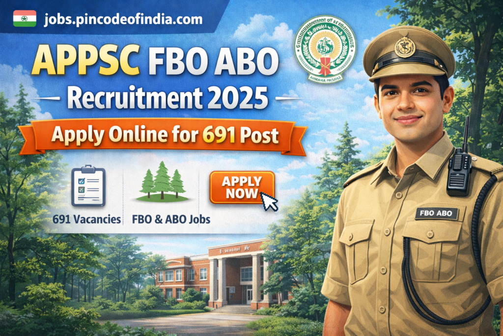 APPSC FBO ABO Recruitment 2025 Apply Online for 691 Post