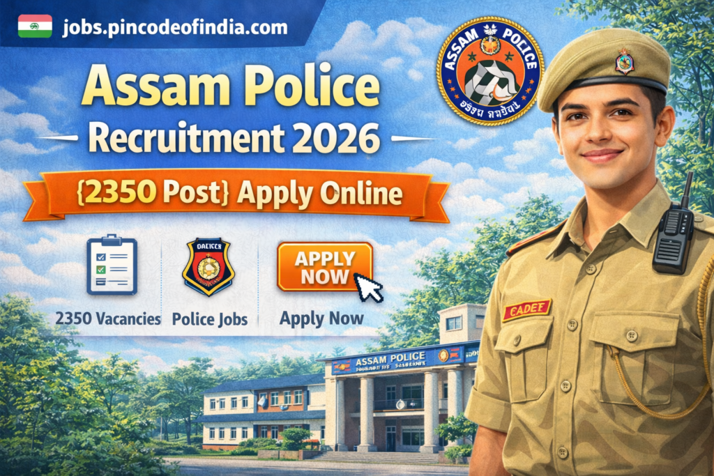 Assam Police Recruitment 2026 [2350 Post] Apply Online