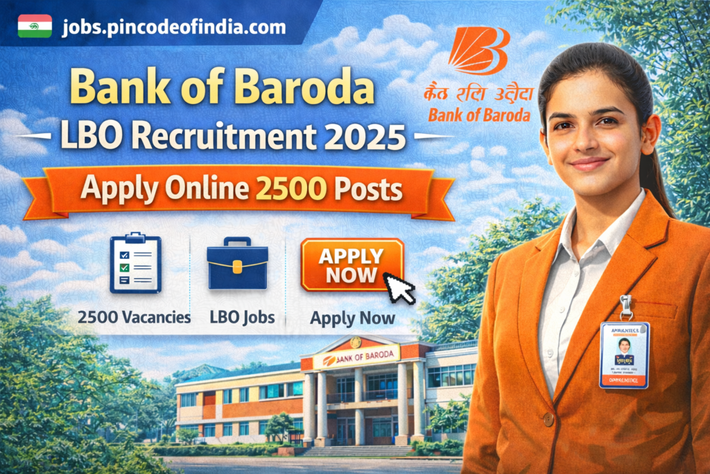 Bank of Baroda LBO Recruitment 2025 Apply Online 2500 Posts