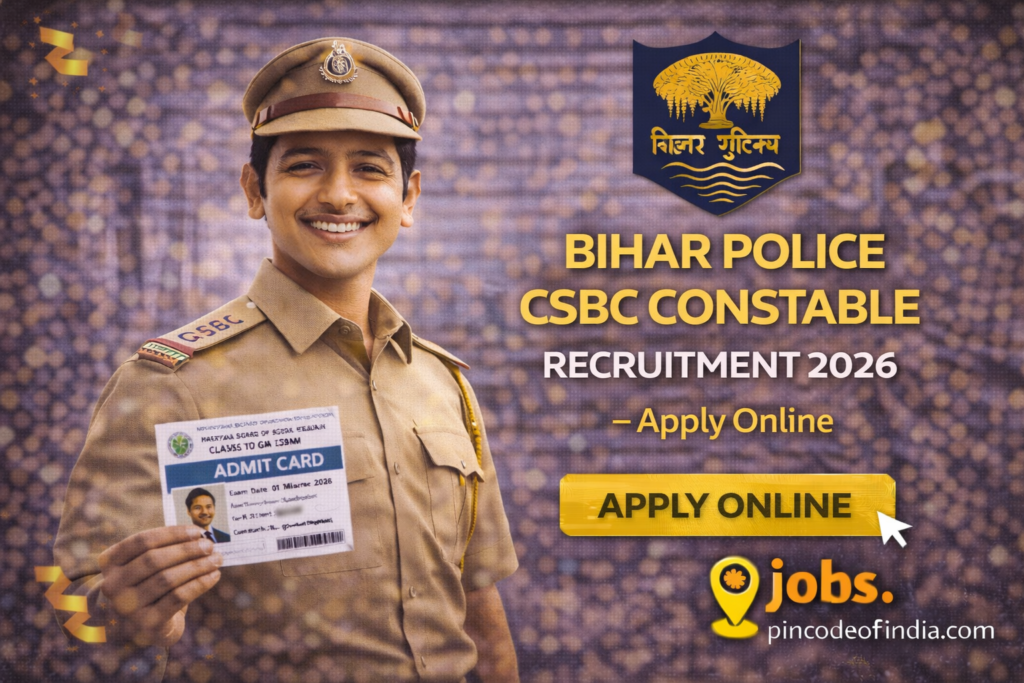Bihar Police CSBC Constable Recruitment 2026 – Apply Online
