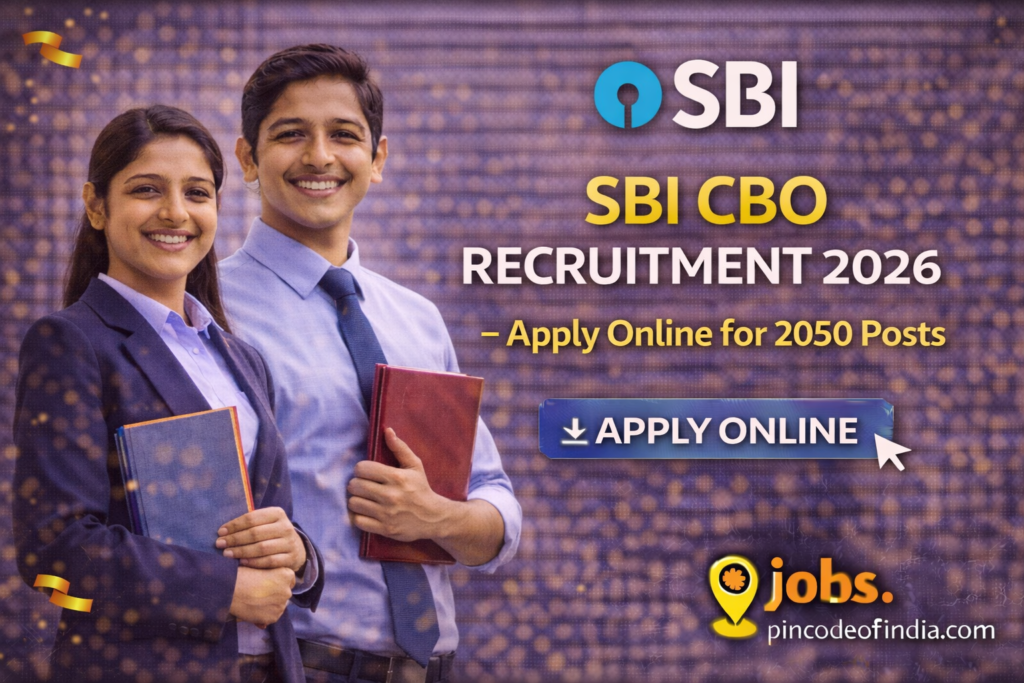 SBI CBO Recruitment 2026 – Apply Online for 2050 Posts