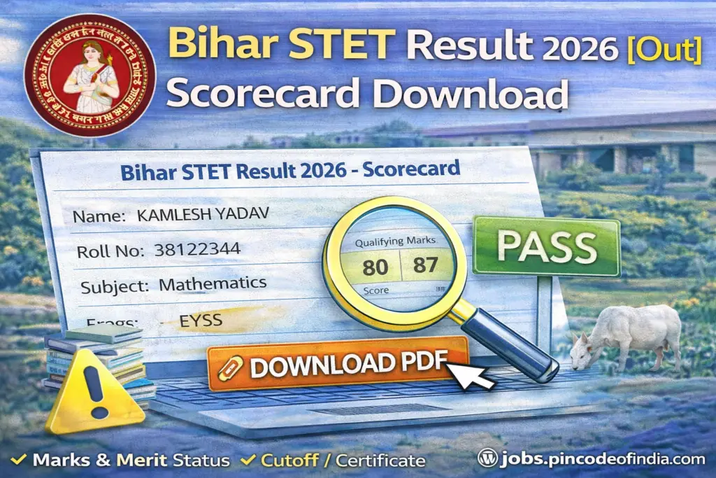 Bihar Stet Result 2026