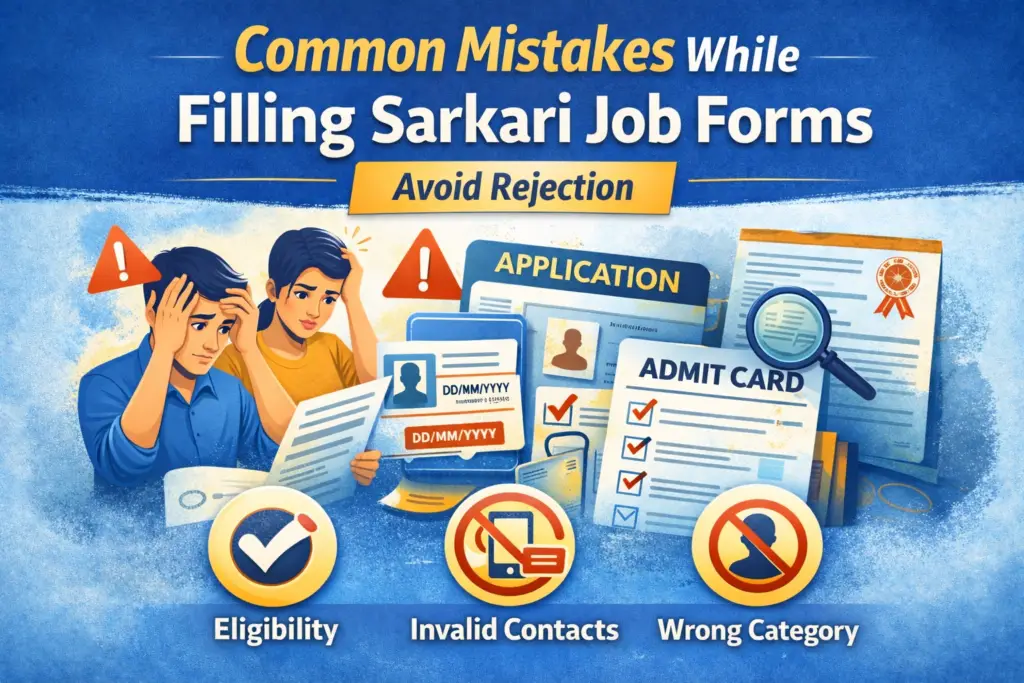Common Mistakes While Filling Sarkari Job Forms | Avoid Rejection