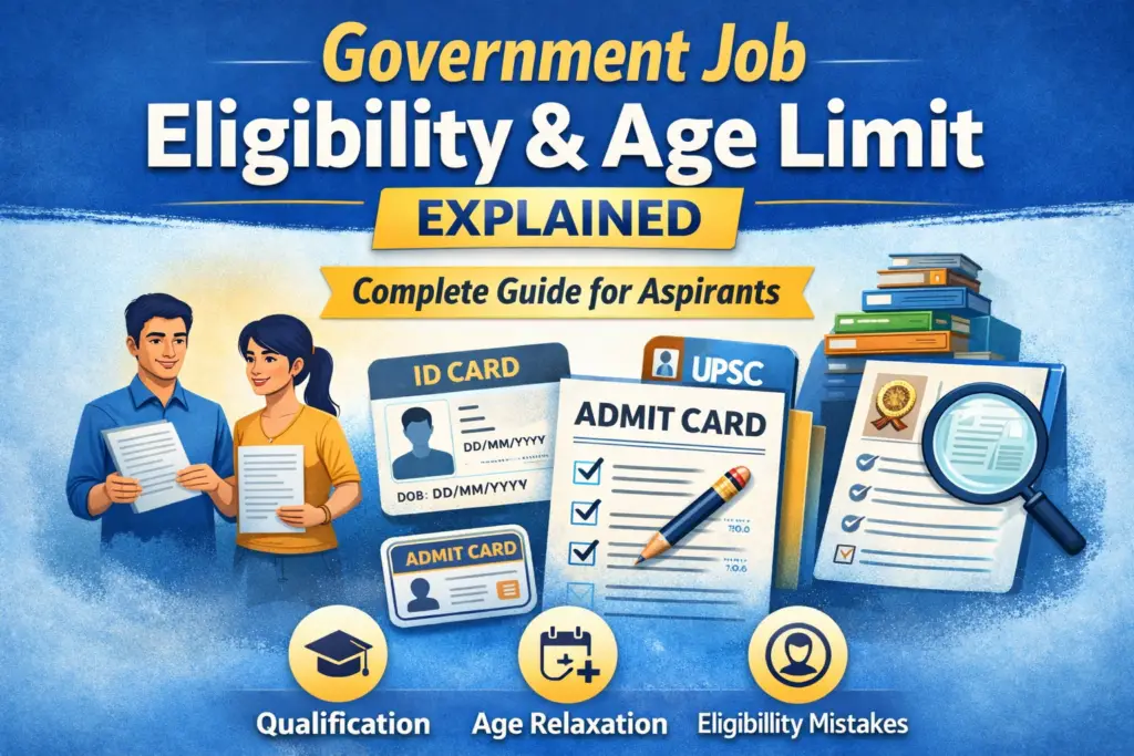 Government Job Eligibility & Age Limit Explained – Complete Guide for Aspirants