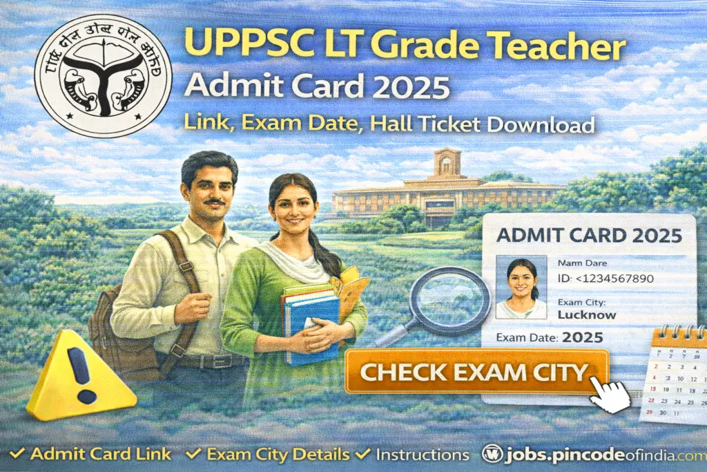 UP LT Grade Assistant Teacher Music Mains Admit Card