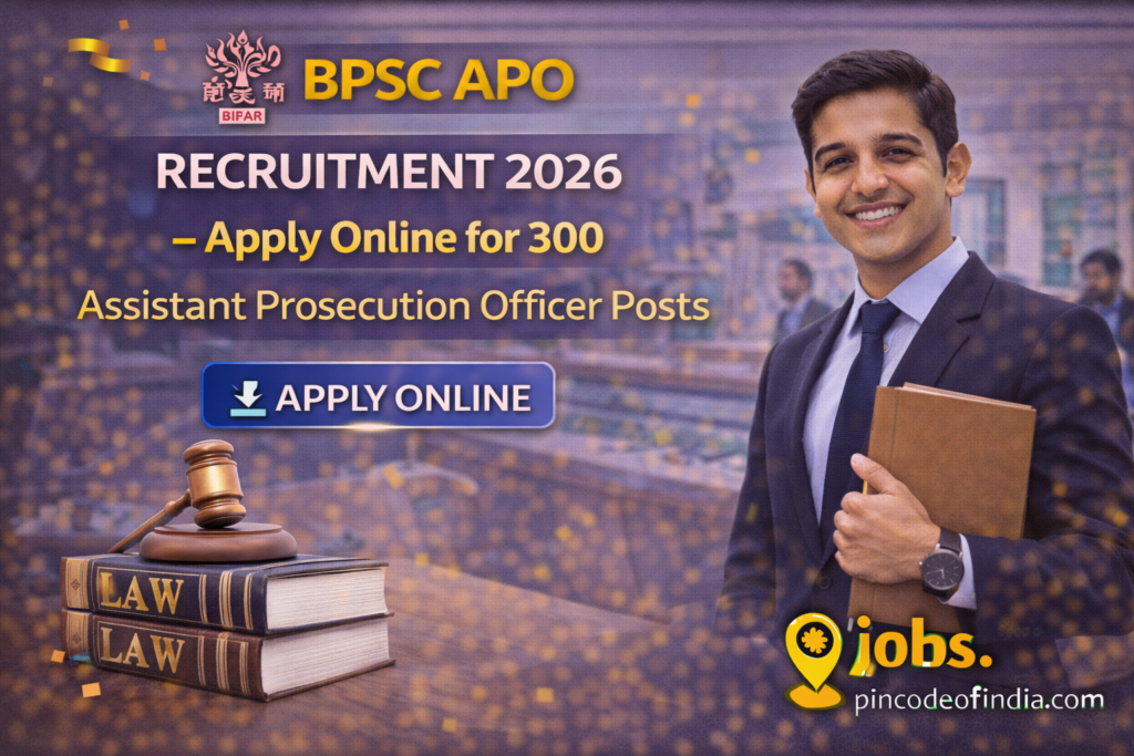 BPSC APO Recruitment 2026 Apply Online for 300 Assistant Prosecution Officer Posts