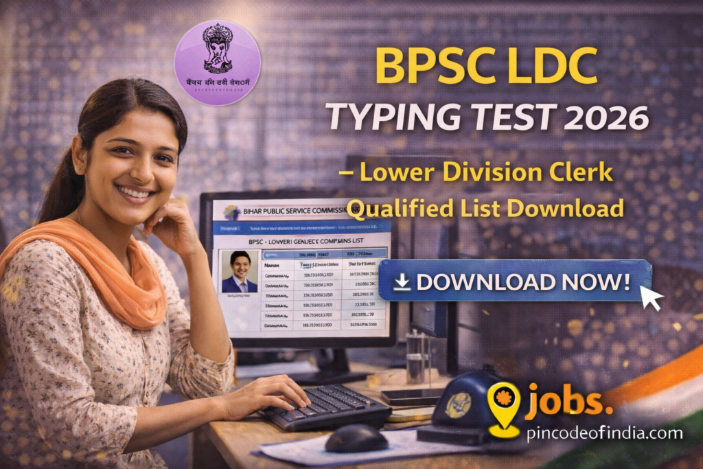 BPSC LDC Typing Test Result 2026 – Lower Division Clerk Qualified List Download