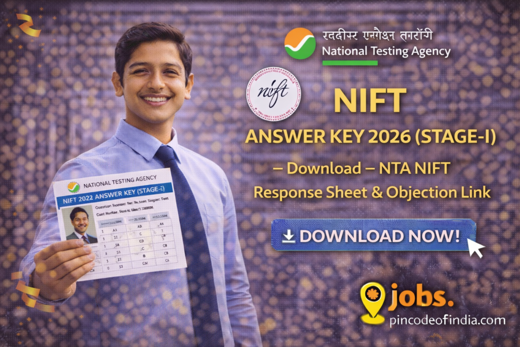 NIFT Answer Key 2026 (Stage-I) Download – NTA NIFT Response Sheet & Objection Link