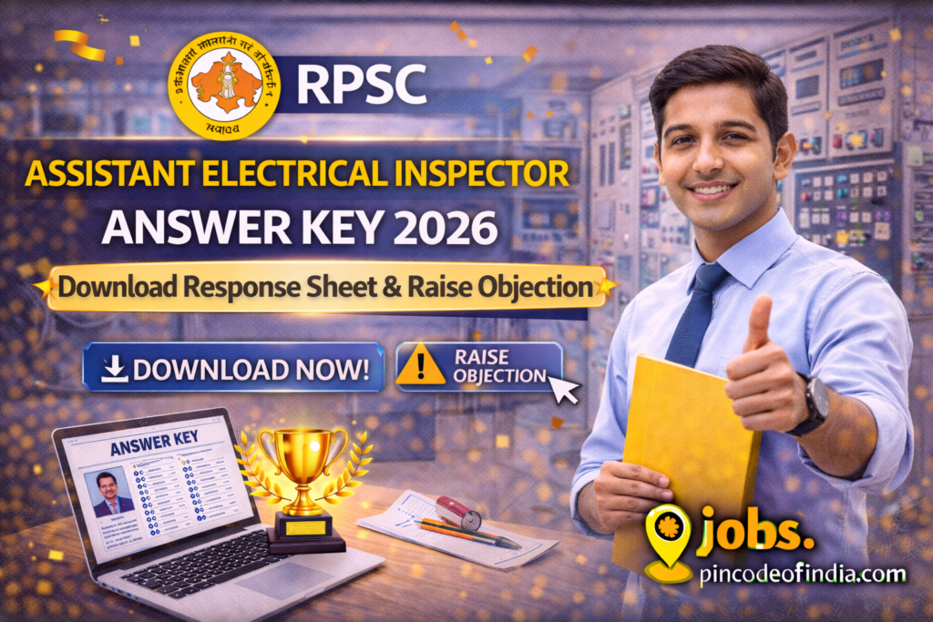 RPSC Assistant Electrical Inspector Answer Key 2026 – Download Response Sheet & Raise Objection