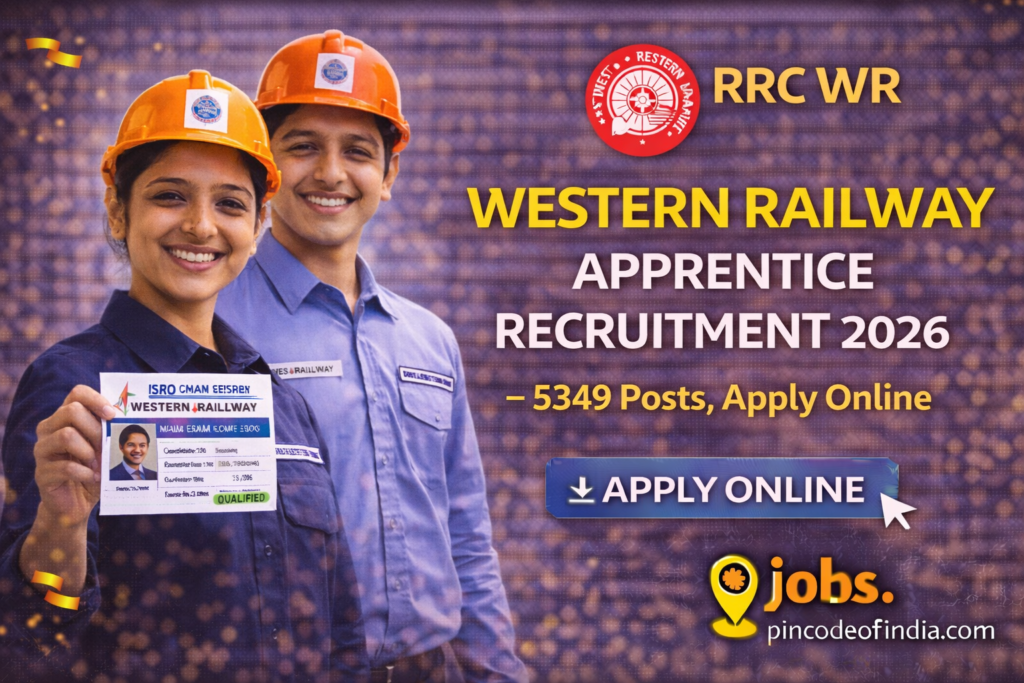 RRC WR Western Railway Apprentice Recruitment 2026 – 5349 Posts, Apply Online