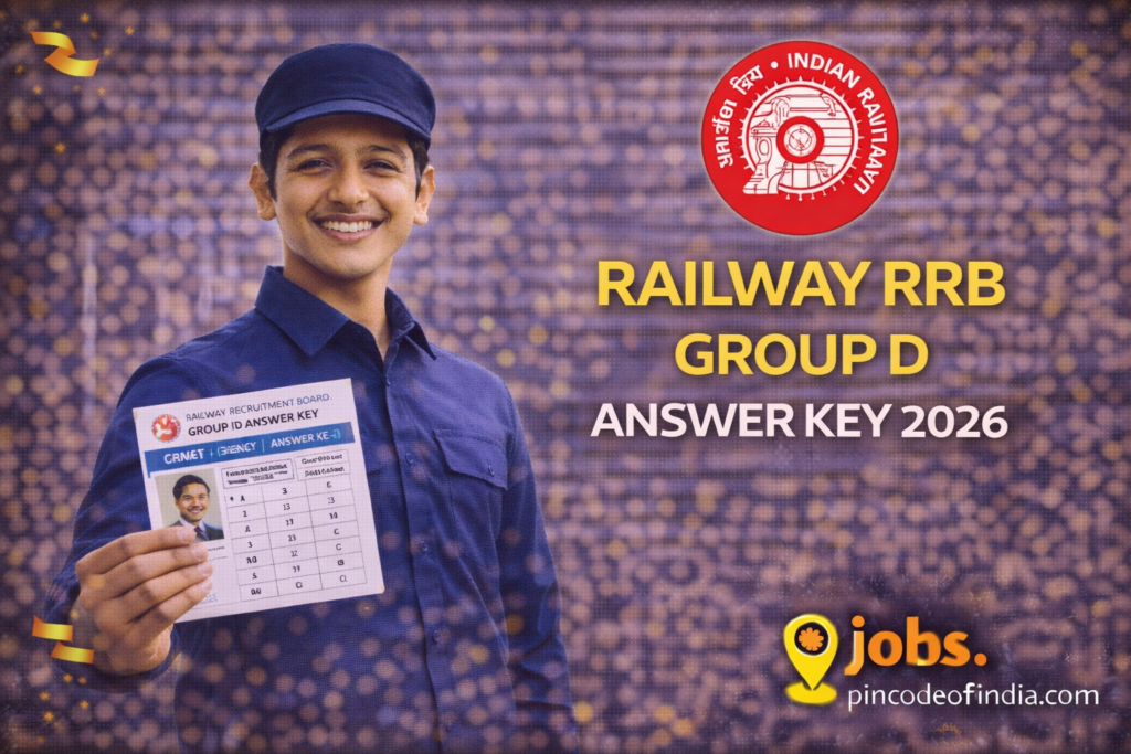 RRB Group D Answer Key 2026 Download (CEN 08/2024) – Railway Response Sheet & Raise Objection