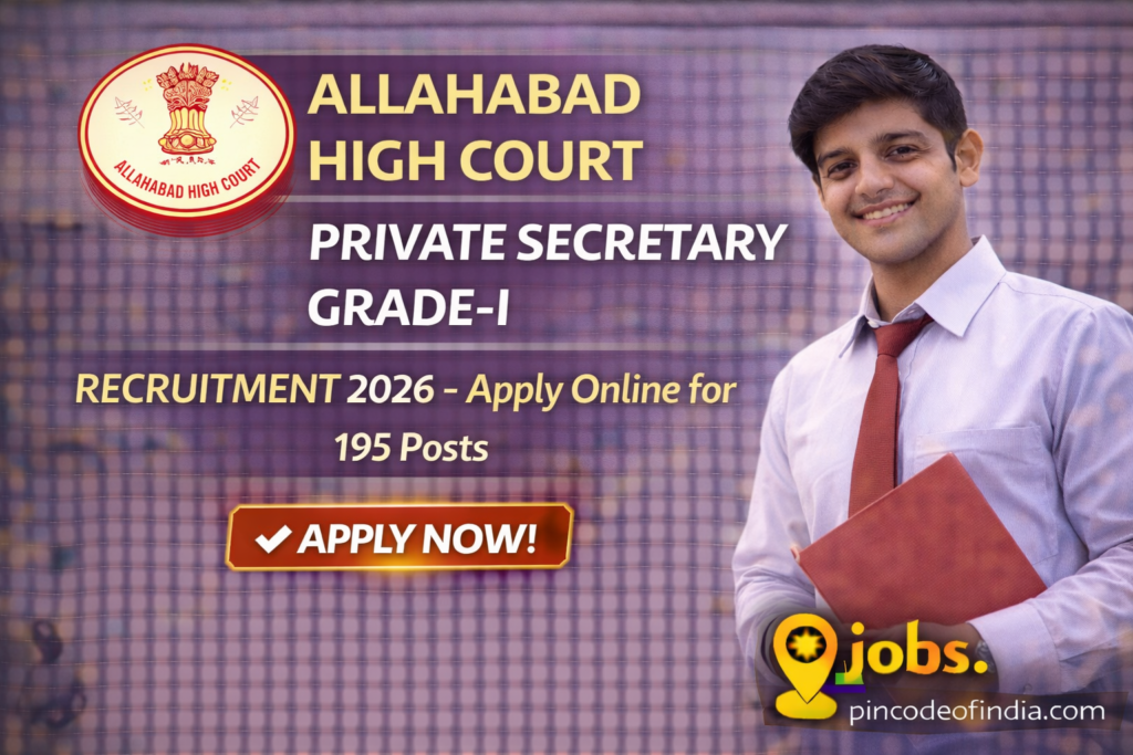 Allahabad High Court Private Secretary Recruitment 2026 Apply Online