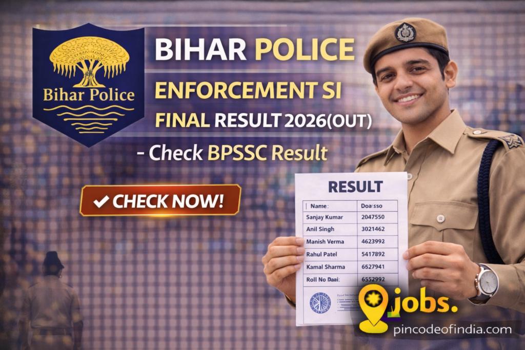 Bihar Police Enforcement SI Marks 2026(OUT) - Check BPSSC Marks