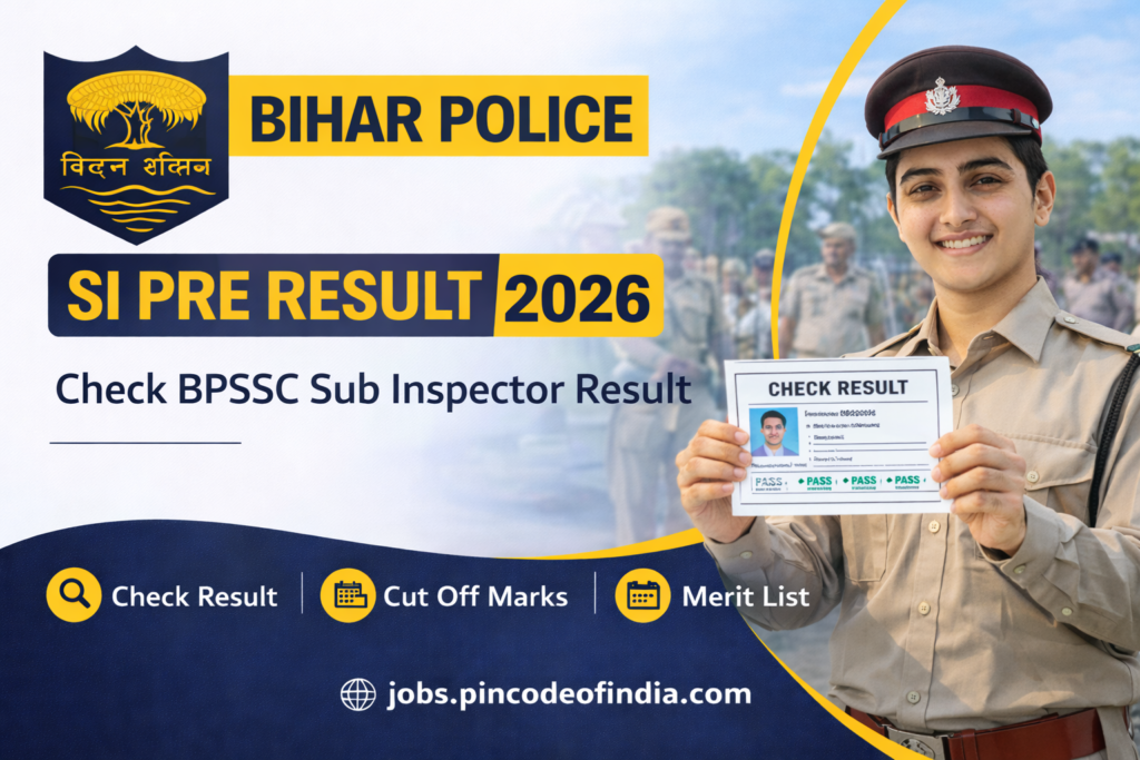 Bihar Police SI Mains 2026 Result Out - Download BPSSC Sub Inspector Result