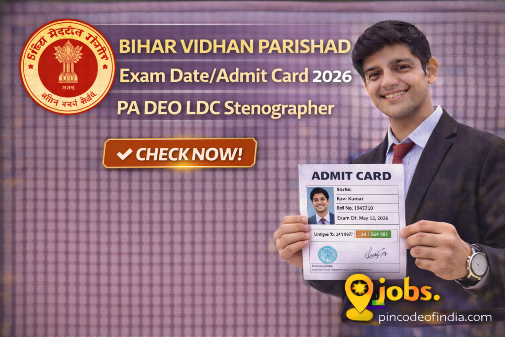 Bihar Vidhan Parishad Admit Card 2026 Out For PA DEO LDC Stenographer