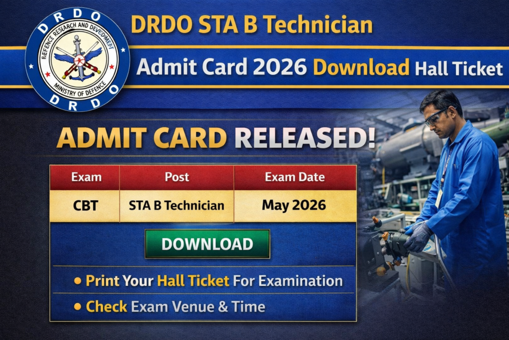 DRDO STA B Technician Answer Key Tier-II 2026
