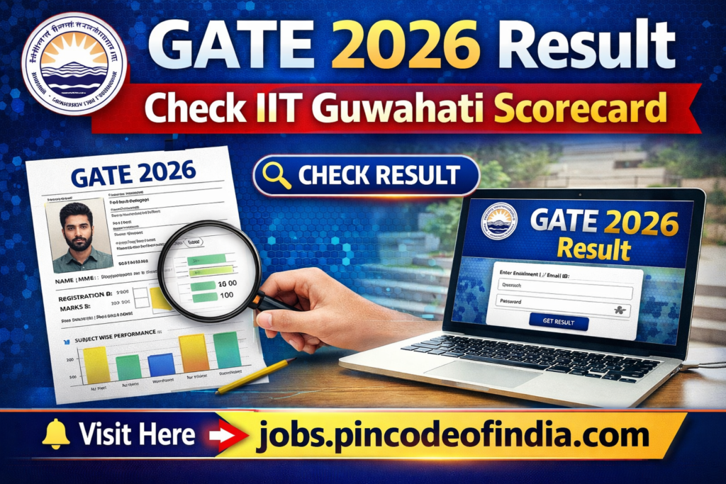 GATE 2026 Result Check IIT Guwahati Scorecard