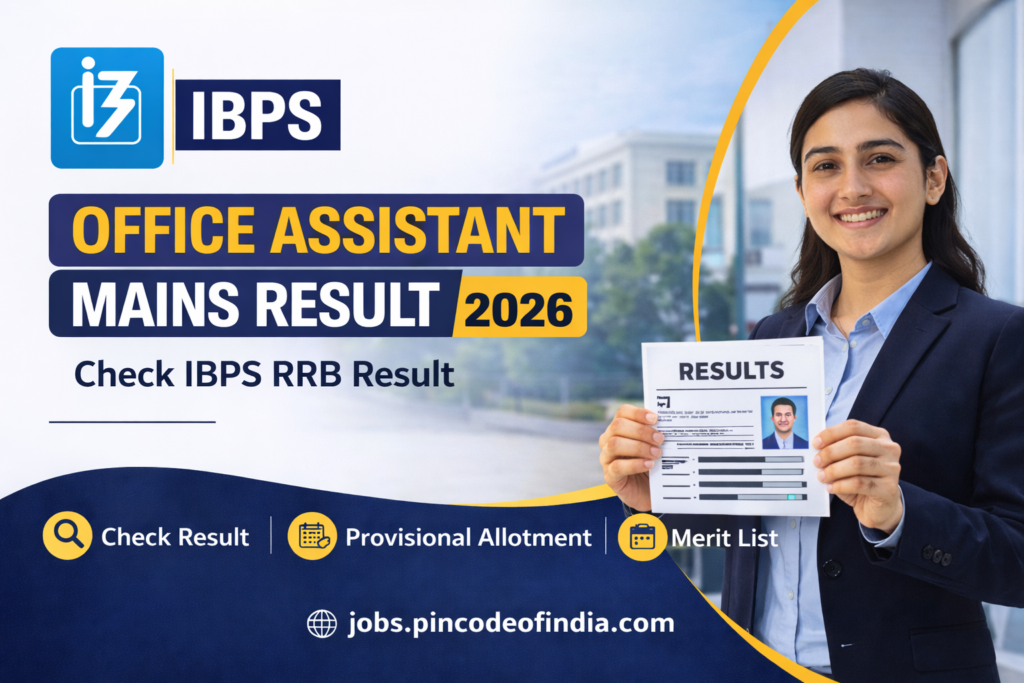 IBPS Office Assistant Mains Result 2026 Check IBPS RRB Result