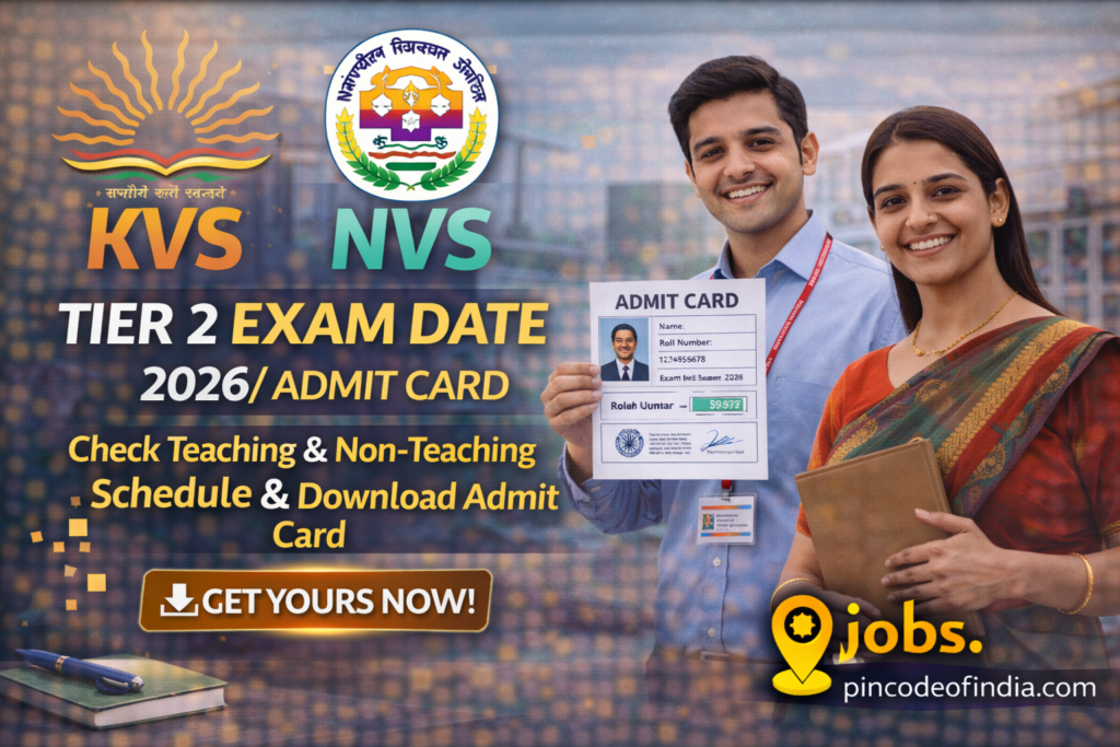 KVS NVS Tier 2 Exam Date 2026 Check Teaching & Non-Teaching Schedule