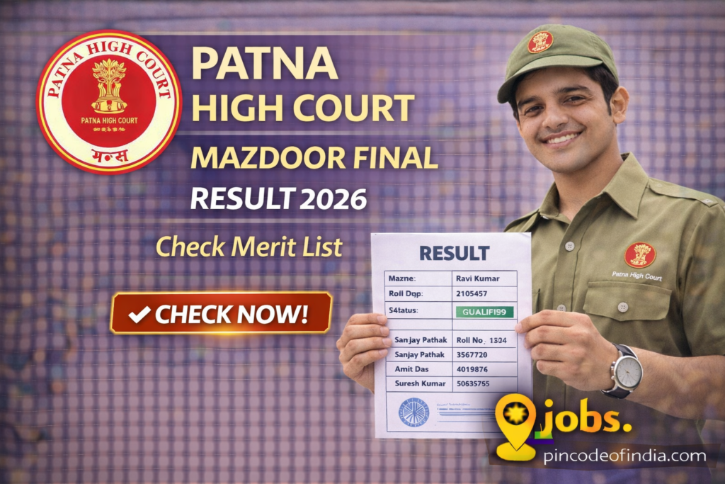 Patna High Court Mazdoor Score Card 2026 Out – Check Merit List