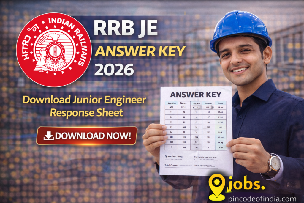 RRB JE Answer Key 2026 CBT-II Out - Download RRB JE CBT-2 Response Sheet