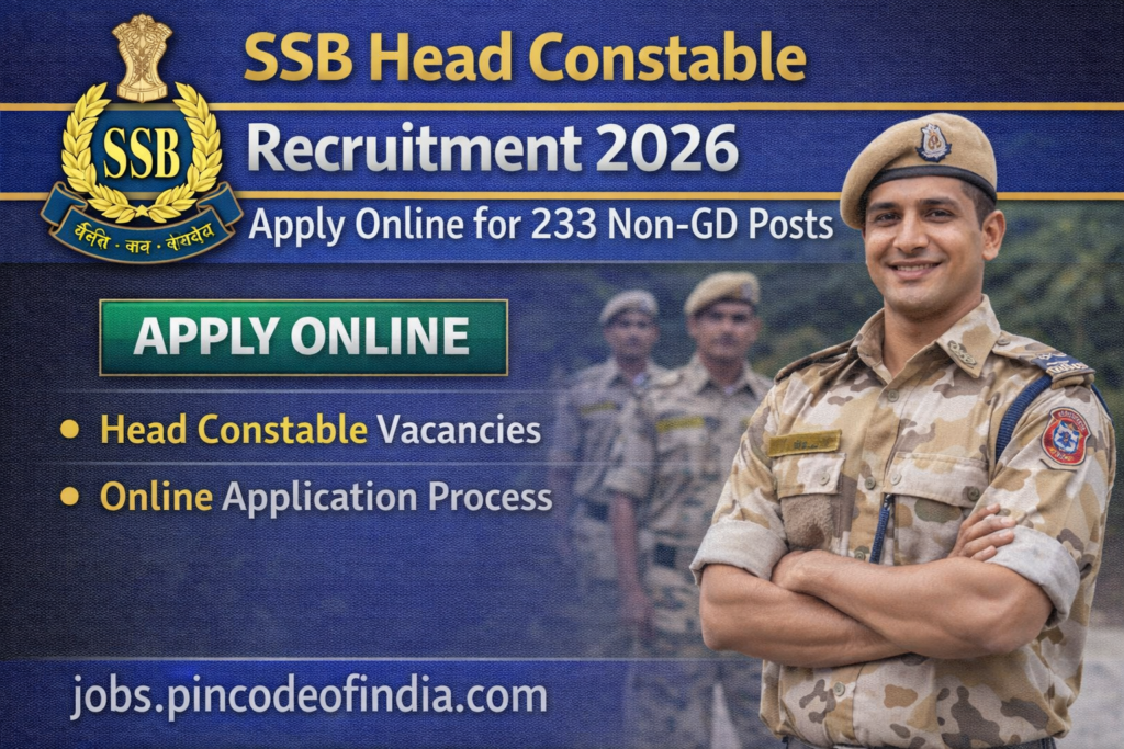 SSB Head Constable Recruitment 2026 PET/PST Admit Card Released on official website. Download Hall Ticket For SSB Head Constable Non Gd PET/PST 2026.