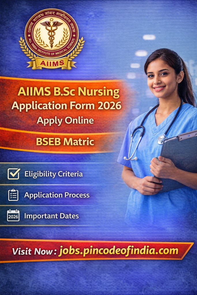 AIIMS BSc Nursing Application Form 2026 Apply Online