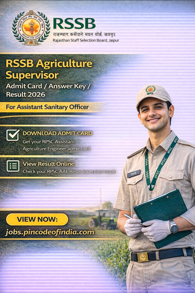 RSSB Agriculture Supervisor Result
