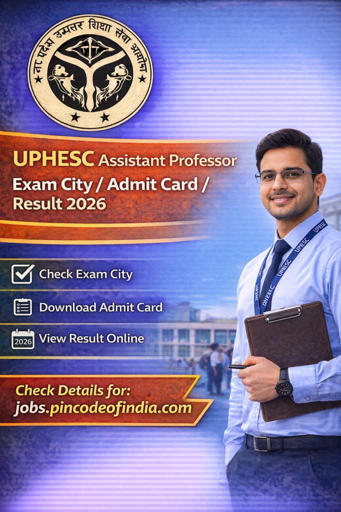 UPHESC Assistant Professor 2026 Interview Letter Out - Download UPHESC Interview Letter