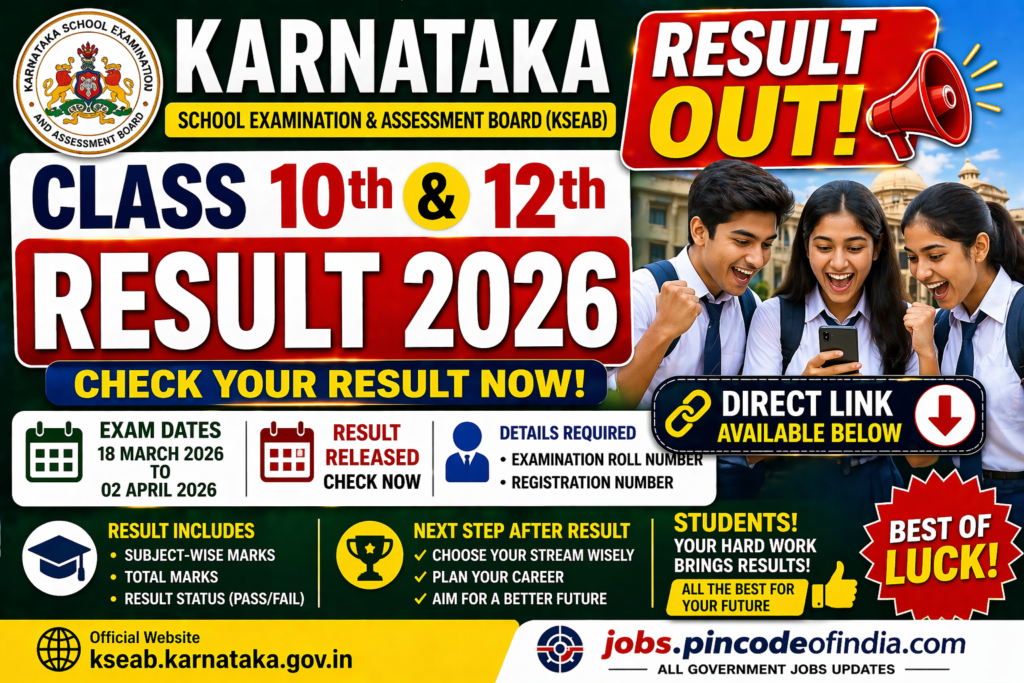 Karnataka SSLC Result 2026 Out ð³ – Check Class 10th/12th Result Online Now