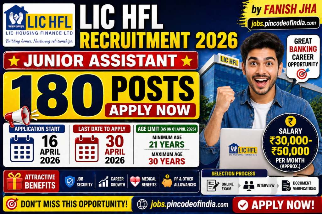 LIC HFL Junior Assistant Recruitment 2026 – Interview Letter Out