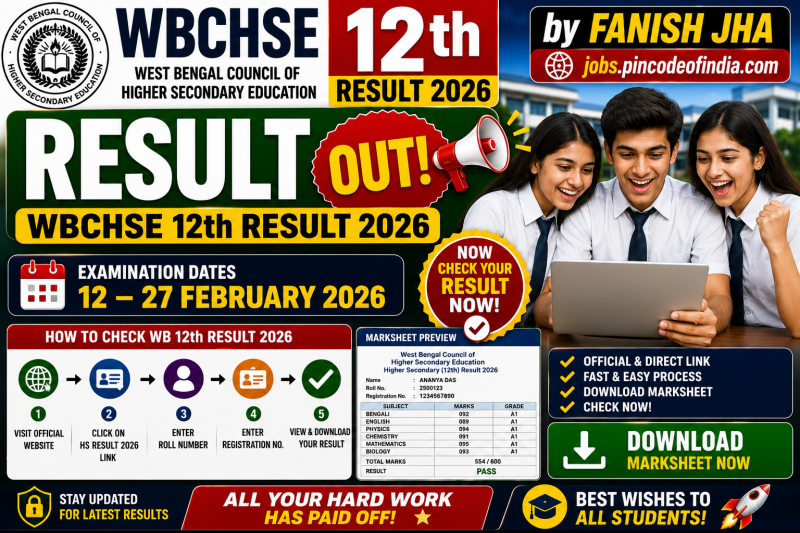 WBCHSE 12th Result 2026 ð¥ OUT | Check HS Result Now