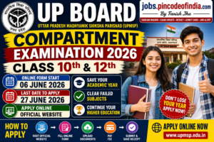 UP Board Class 10th 12th Compartment Form 2026 Apply Online