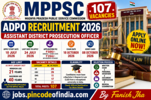 MPPSC ADPO Recruitment 2026 Apply Online for 107 Posts