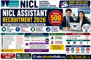NICL Assistant Recruitment 2026 Apply Online for 500 Posts