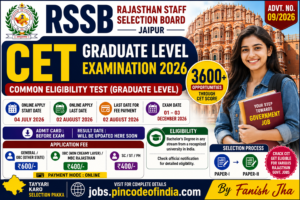 RSSB CET Graduate Level 2026 Online Form, Eligibility, Exam Date & Apply Online 1 RSSB CET Graduate Level 2026 Online Form, Eligibility, Exam Date & Apply Online