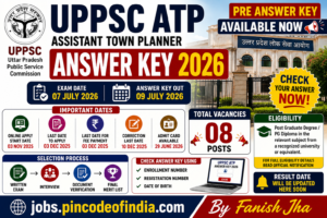 UPPSC ATP 2026 Pre Answer Key Out – Download Answer Key