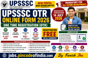 UPSSSC OTR Online Form 2026 Registration, Apply Online, Eligibility